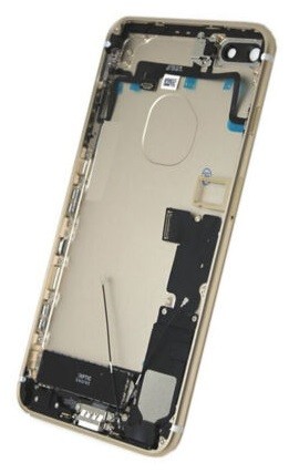 Galinis dangtelis iPhone 7 Plus Gold pilnas su šleifais originalus (used Grade B)