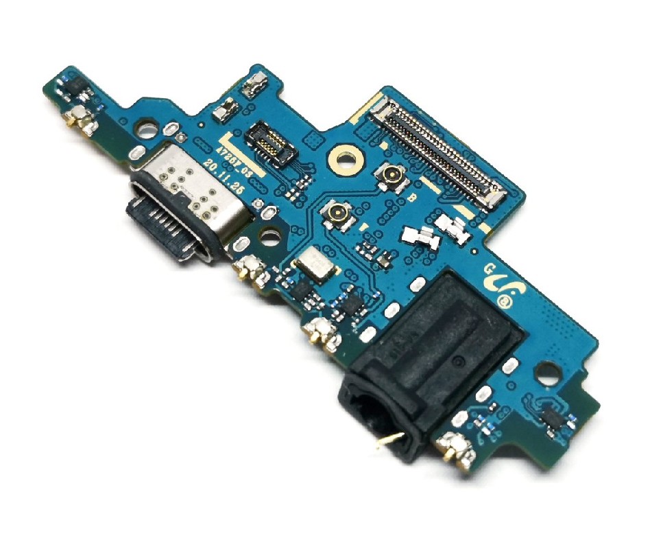 Lanksčioji jungtis Samsung A725/A726 A72 4G/A72 5G su įkrovimo kontaktu, mikrofonu, ausinių lizdu originali (service pack)