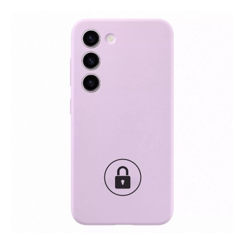 Telefono Dėklas "Silicone Cover" Samsung S921 S24 / Levandų / pakuotėje