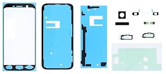 Lipdukų komplektas galiniam dangteliui Samsung A520 A5 2017 originalus (service pack)