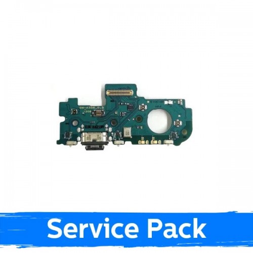 Įkrovimo jungtis suderinama su Samsung A356 A35 su lankstele / Plata (Service Pack)