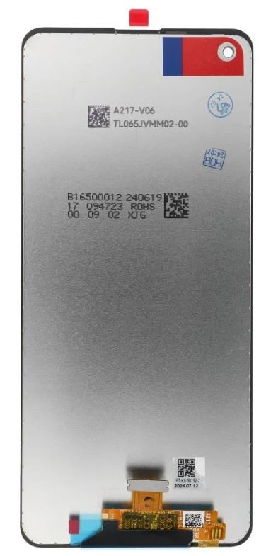 Ekranas Samsung A217F A21s su lietimui jautriu stikliuku Black ORG