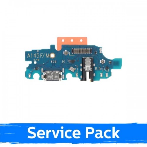 Įkrovimo jungtis suderinama su Samsung A145F A14 su lanksčiąja plokštele / Plata (Service Pack)