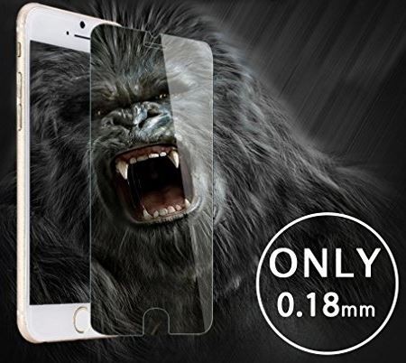 LCD apsauginis stikliukas "Gorilla 0.18mm" Apple iPhone 13 Mini juodas be įpakavimo