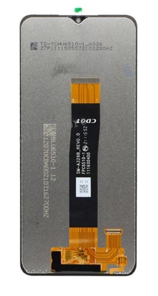 Ekranas Samsung A326 A32 5G 2021 su lietimui jautriu stikliuku Black originalus