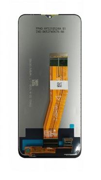 Ekranas Samsung A037G A03s 2021 (big size Europe vers.) su lietimui jautriu stikliuku Black originalus