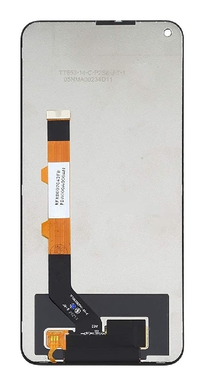 Ekranas Xiaomi Redmi Note 9T 5G/Redmi Note 9 5G su lietimui jautriu stikliuku Black ORG