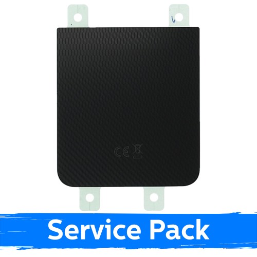 Galinis dangtelis suderinamas su Samsung F741 Z Flip6 / Crafted juodas / (Service Pack)