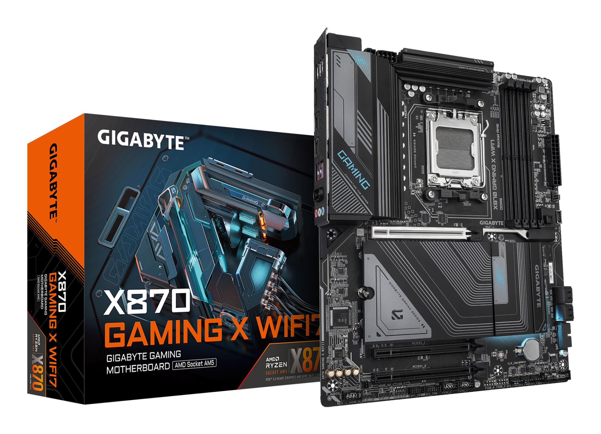 Pagrindinė plokštė GIGABYTE X870 Gaming X WiFi7 AMD X870 SAM5 ATX DDR5