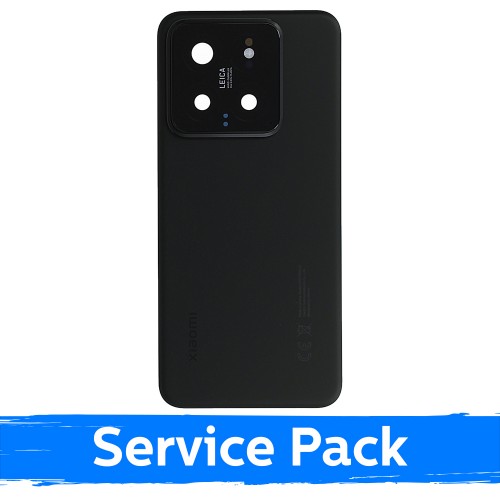 Galinis dangtelis suderinamas su Xiaomi 14 / Juodas / (Service Pack)