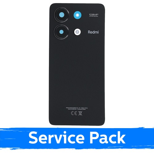 Galinis dangtelis suderinamas su Xiaomi Redmi Note 13 4G / Midnight Black / (Service Pack)