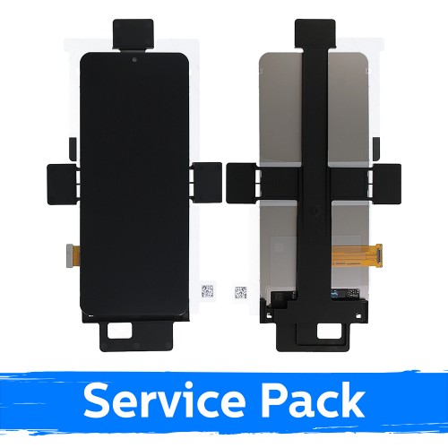 LCD ekranas suderinamas su Samsung F741 Z Flip6 (VIDINIS) juodas (Service Pack) (NF versija)