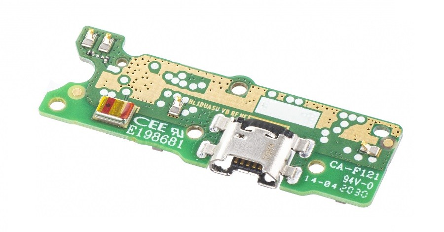 Lanksčioji jungtis Huawei Y5p įkrovimo kontakto su mikrofonu originali (service pack)