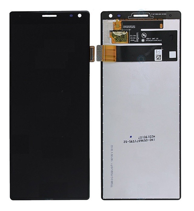 Ekranas Sony Xperia 10/Xperia XA3 su lietimui jautriu stikliuku Black originalus (used Grade A)