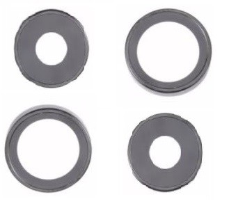 iPhone 13 mini kameros stikliukas su rėmeliu Midnight (2pcs) ORG