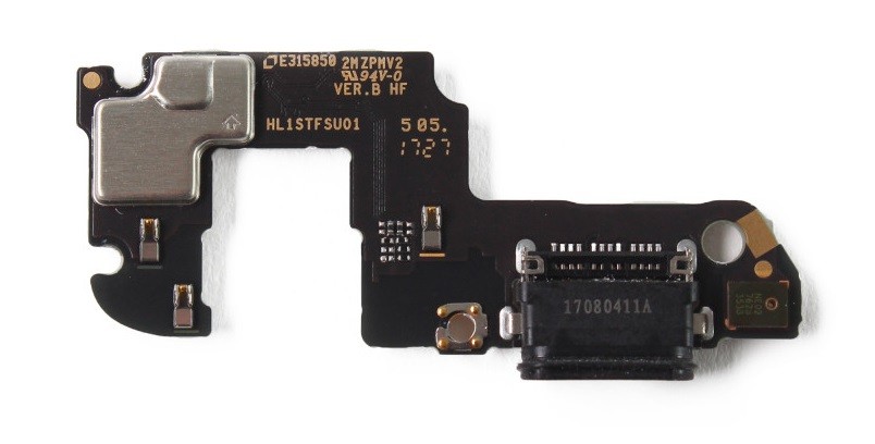 Lanksčioji jungtis Huawei Honor 9 įkrovimo kontakto su mikrofonu originali (service pack)