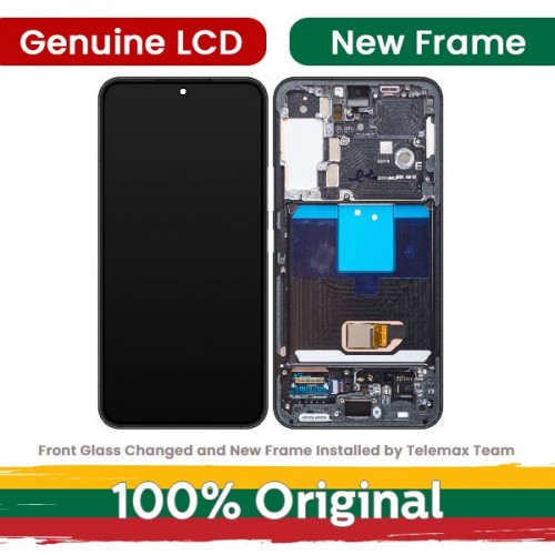 LCD ekranas suderinamas su Samsung S901 S22 su rėmeliu / Bora Purple / (atnaujintas: Telemax)