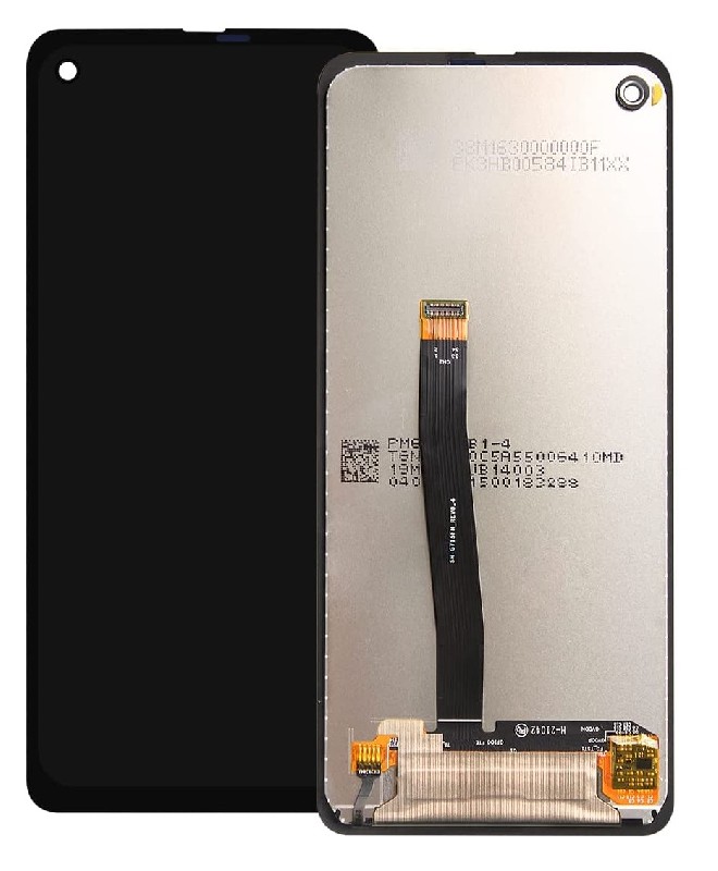 Ekranas Samsung G715F Xcover PRO su lietimui jautriu stikliuku Black ORG