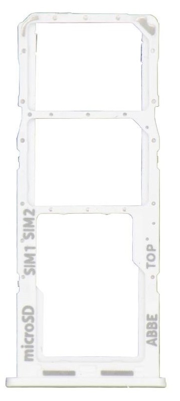 SIM kortelės laikiklis Samsung A225 A22 4G 2021 White originalus (service pack)