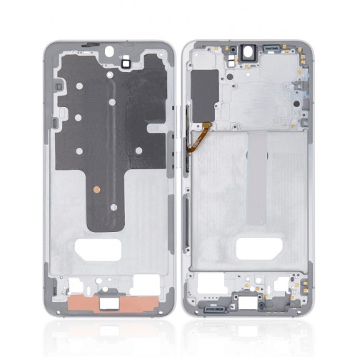 Vidurinis rėmelis Samsung S906 S22 Plus (balta)