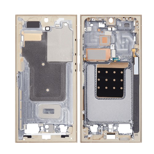 Vidurinis rėmelis Samsung S928 S24 Ultra (Titano geltona)