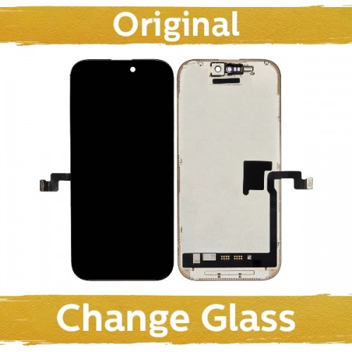 LCD ekranas suderinamas su iPhone 16 Pro Max juodas (Atnaujintas: China)