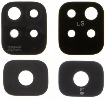 Xiaomi Redmi Note 11 Pro 4G (Global)/Redmi Note 11S kameros stikliukas Black 108MP (2vnt) ORG