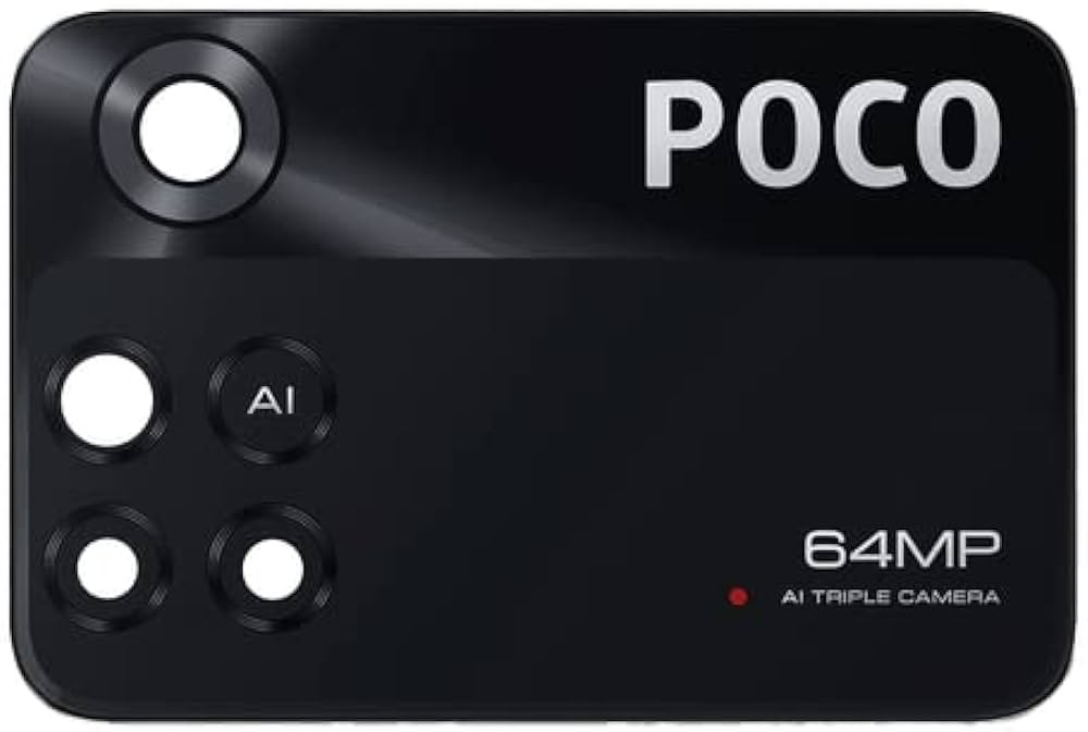 Xiaomi Poco M4 Pro 4G kameros stikliukas Black 64MP (only lens) ORG