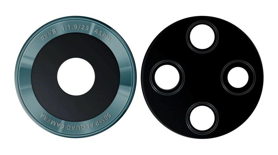 Huawei Nova 9 kameros stikliukas Black (only lens 2pcs) ORG