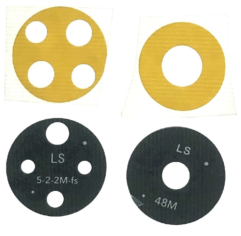 Huawei Honor X7 kameros stikliukas Black (only lens 2pcs) ORG