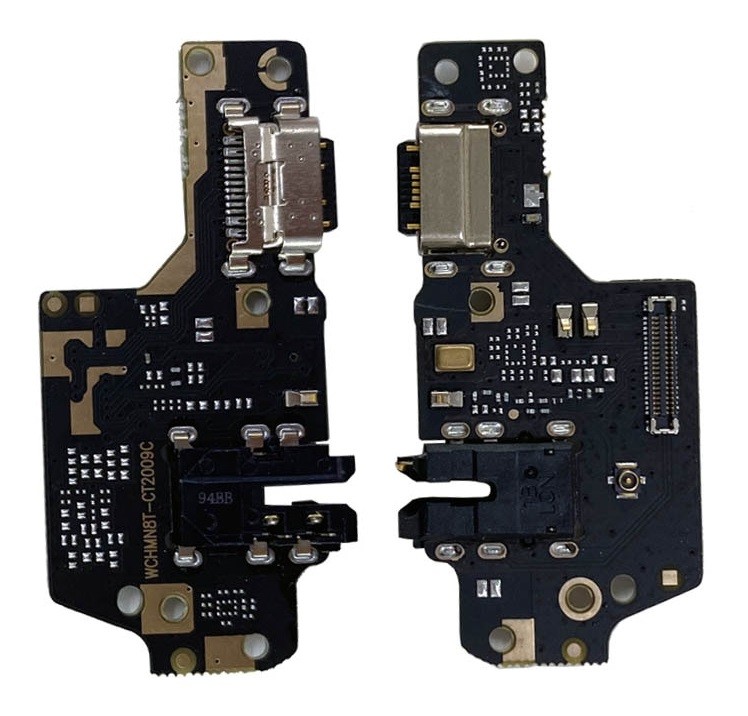 Lanksčioji jungtis Xiaomi Redmi Note 8T su įkrovimo kontaktu ir mikrofonu ORG