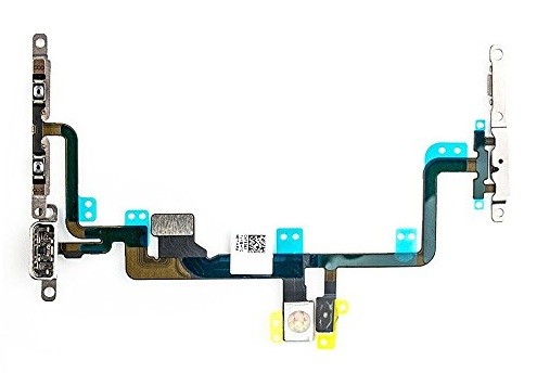 Lanksčioji jungtis skirta iPhone 7 Plus on/off, garso kontrolės, blykstės ir mikrofono originali (used Grade A)