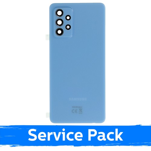 Galinis dangtelis, suderinamas su Samsung A725 A72 / Nuostabus mėlynas / (Service Pack)