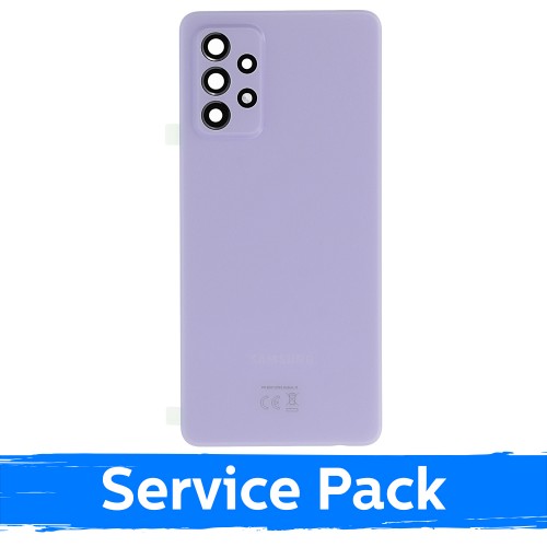 Galinis dangtelis, suderinamas su Samsung A725 A72 / Nuostabus violetinis / (Service Pack)