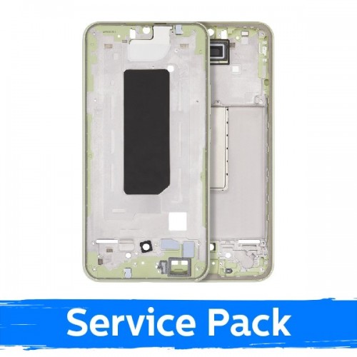 Vidurinis rėmelis, suderinamas su Samsung A346 A34 5G / Lime / (Service Pack)