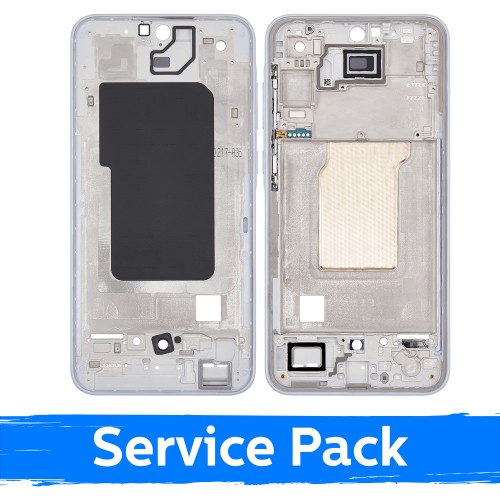 Vidurinis rėmelis Samsung A356 A35 5G / Ledo mėlyna / (Service Pack)