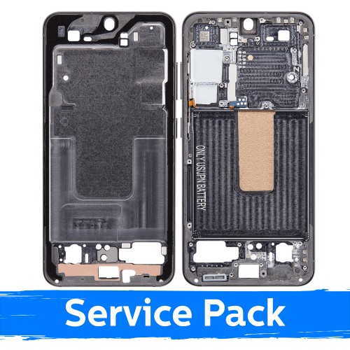 Vidurinis rėmas suderinamas su Samsung S911 S23 / žalias / (Service Pack)