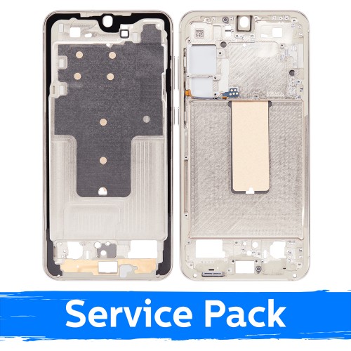 Vidurinis rėmas suderinamas su Samsung S916 S23 Plus / Cream / (Service Pack)