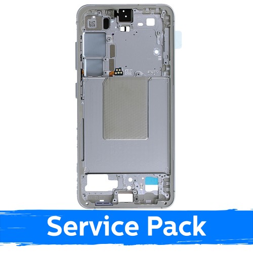 Vidurinis rėmas Samsung S921 S24 / Marble Grey / (Service Pack)