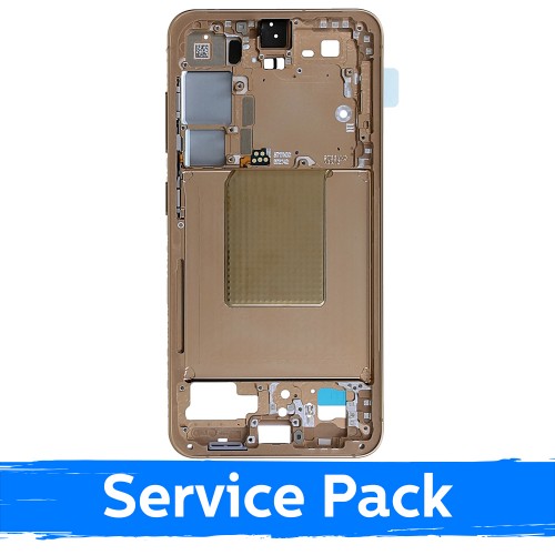 Vidurinis rėmas Samsung S921 S24 / Sandstone Orange / (Service Pack)