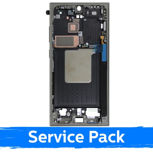 Vidurinis rėmas Samsung S928 S24 Ultra / Titanium Grey / (Service Pack)