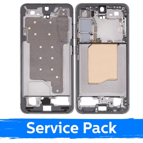 Vidurinis rėmas suderinamas su Samsung S931 S25 / Silver Shadow / (Service Pack)