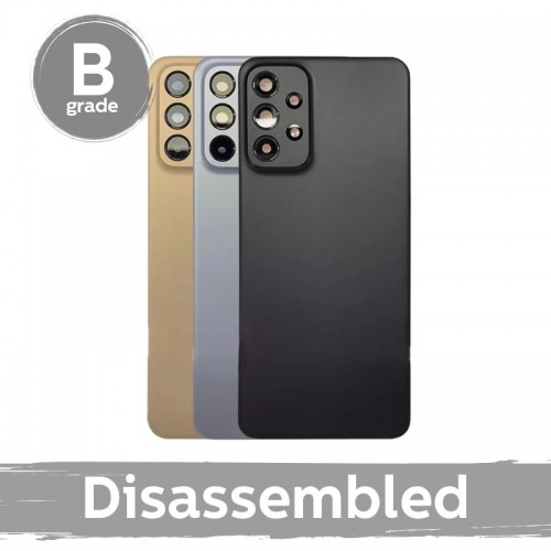 Galinis dangtelis suderinamas su SamsungA236 A23 5G (A235 A23 4G) / juodas / su objektyvu 100% original (9/10 disassembled)