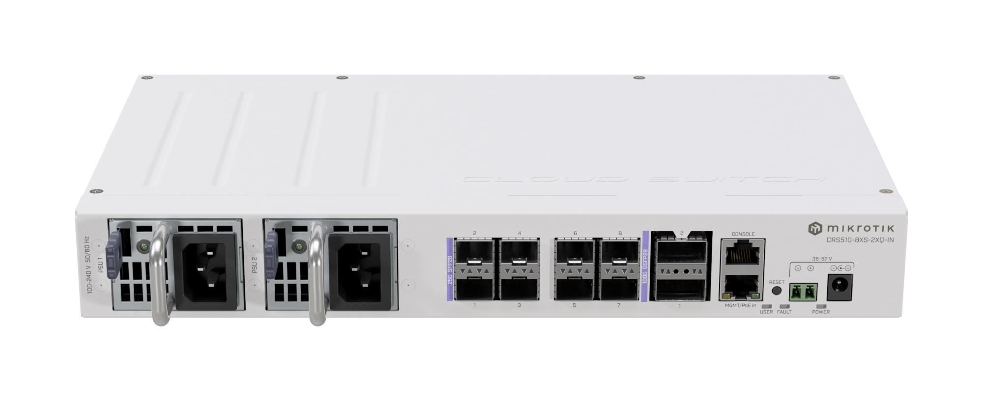 Komutatorius MIKROTIK 10xSFP28 1xConsole