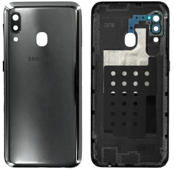 Galinis dangtelis Samsung A202 A20e 2019 Black originalus (used Grade A)