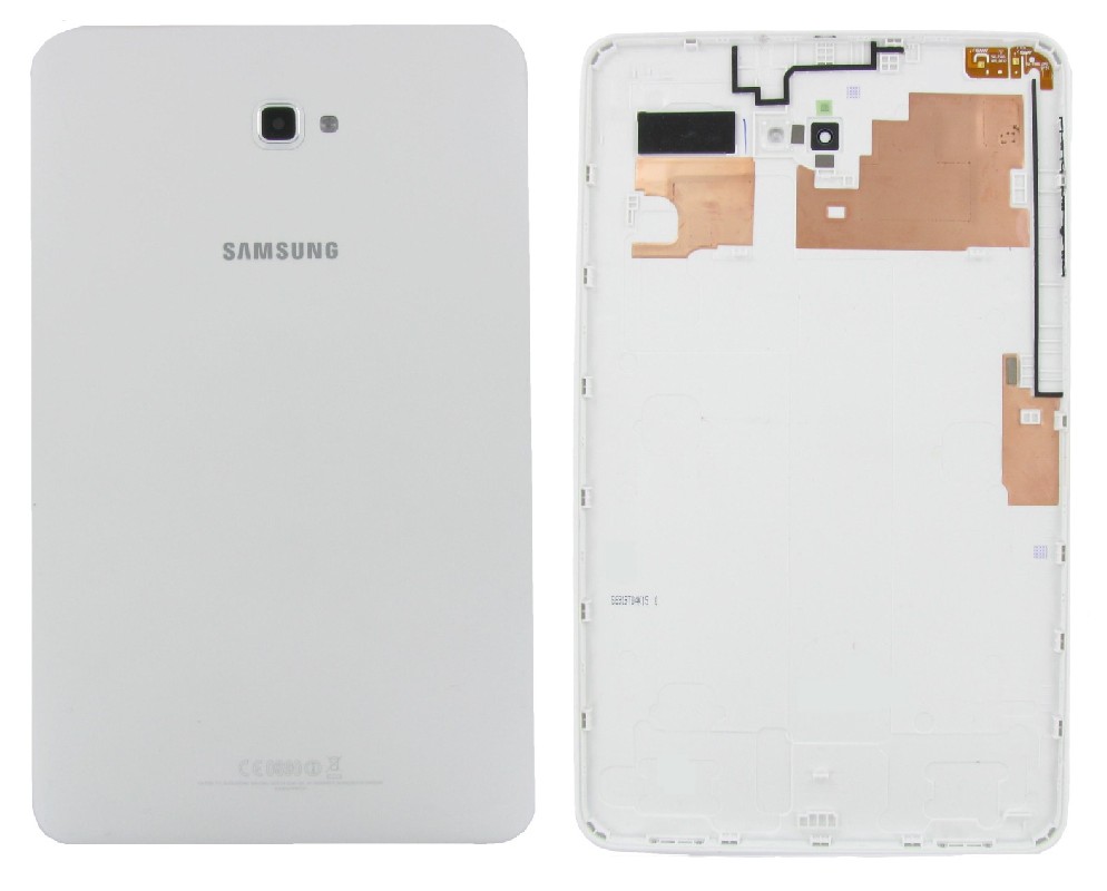 Galinis dangtelis Samsung T580 Tab A 10.1 (2016) baltas originalus (used Grade B)
