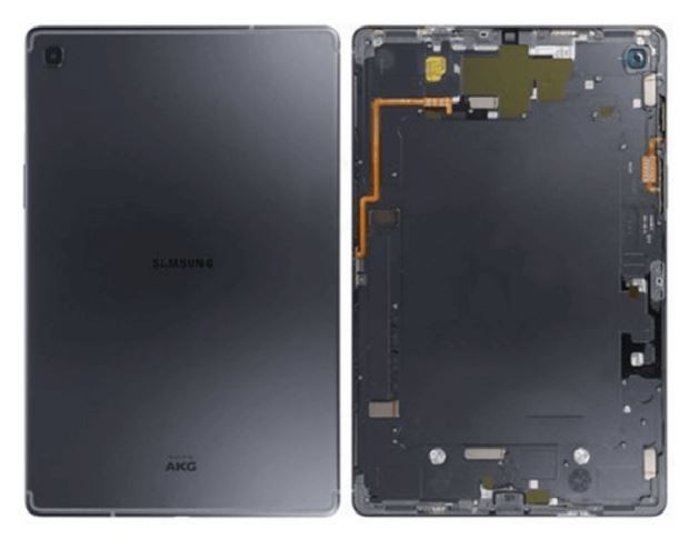 Galinis dangtelis Samsung T720 Tab S5e (2019) juodas originalus (used Grade B)