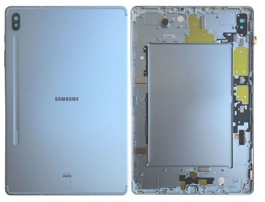 Galinis dangtelis Samsung T860 Tab S6 (2019) mėlynas (Cloud Blue) originalus (used Grade B)
