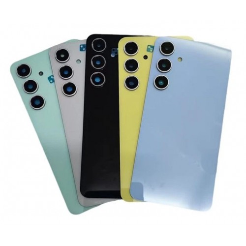 Galinis dangtelis suderinamas su Samsung S721 S24 FE / Blue / (su kameros lęšiu) OEM