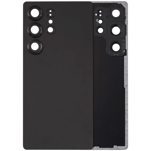 Galinis dangtelis suderinamas su Samsung S938 S25 Ultra / Titanium Black / (su kameros lęšiu) OEM